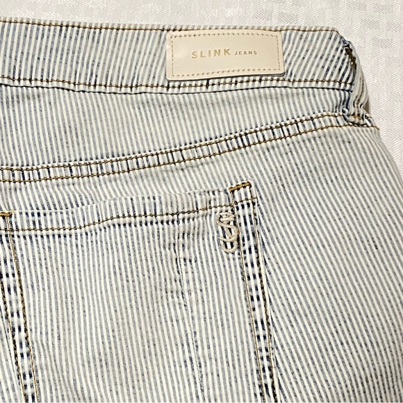 SLINK JEANS STRIPED SHORTS - Picture 4 of 10